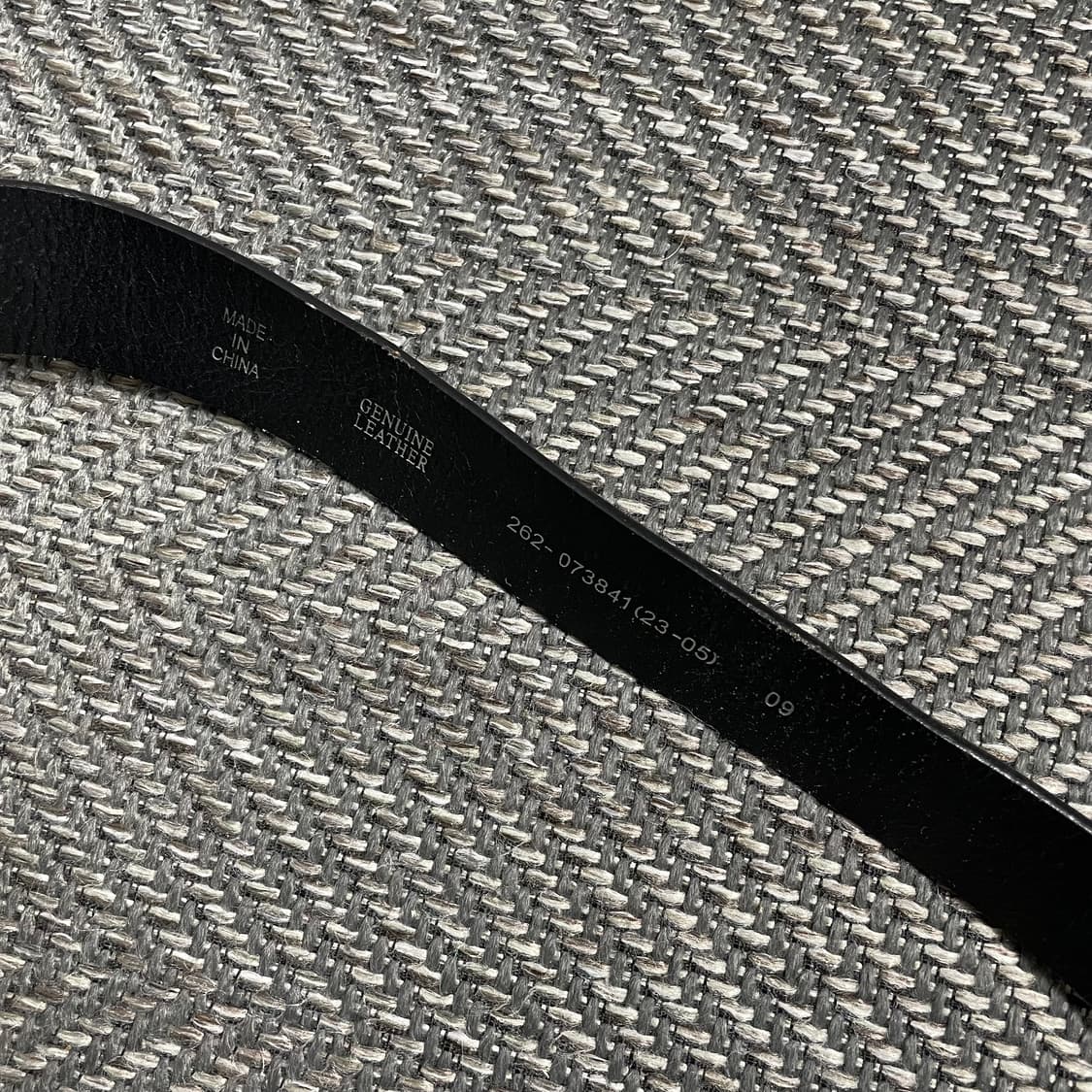 빈티지 미니멀 모던 오벌 버틀 레더 가죽 벨트 블랙y 4879 상품이미지5