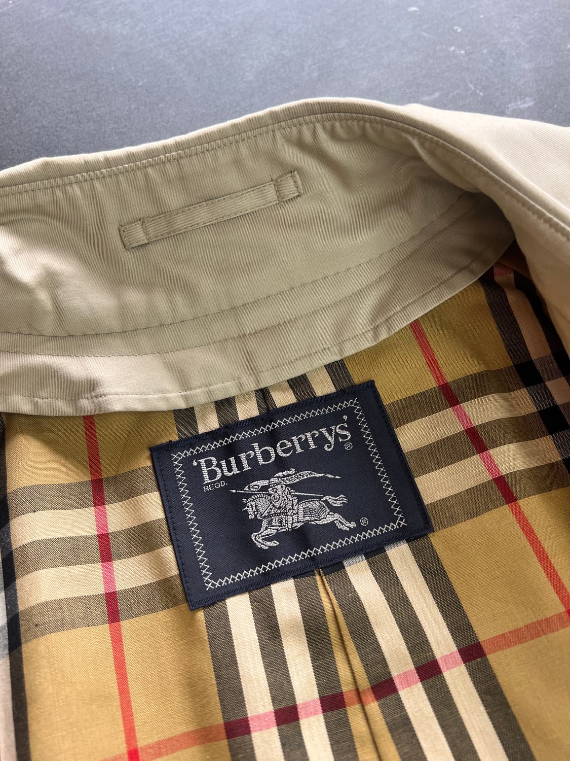 빈티지 버버리 더블 트렌치 코트 (베이지) 상품이미지6