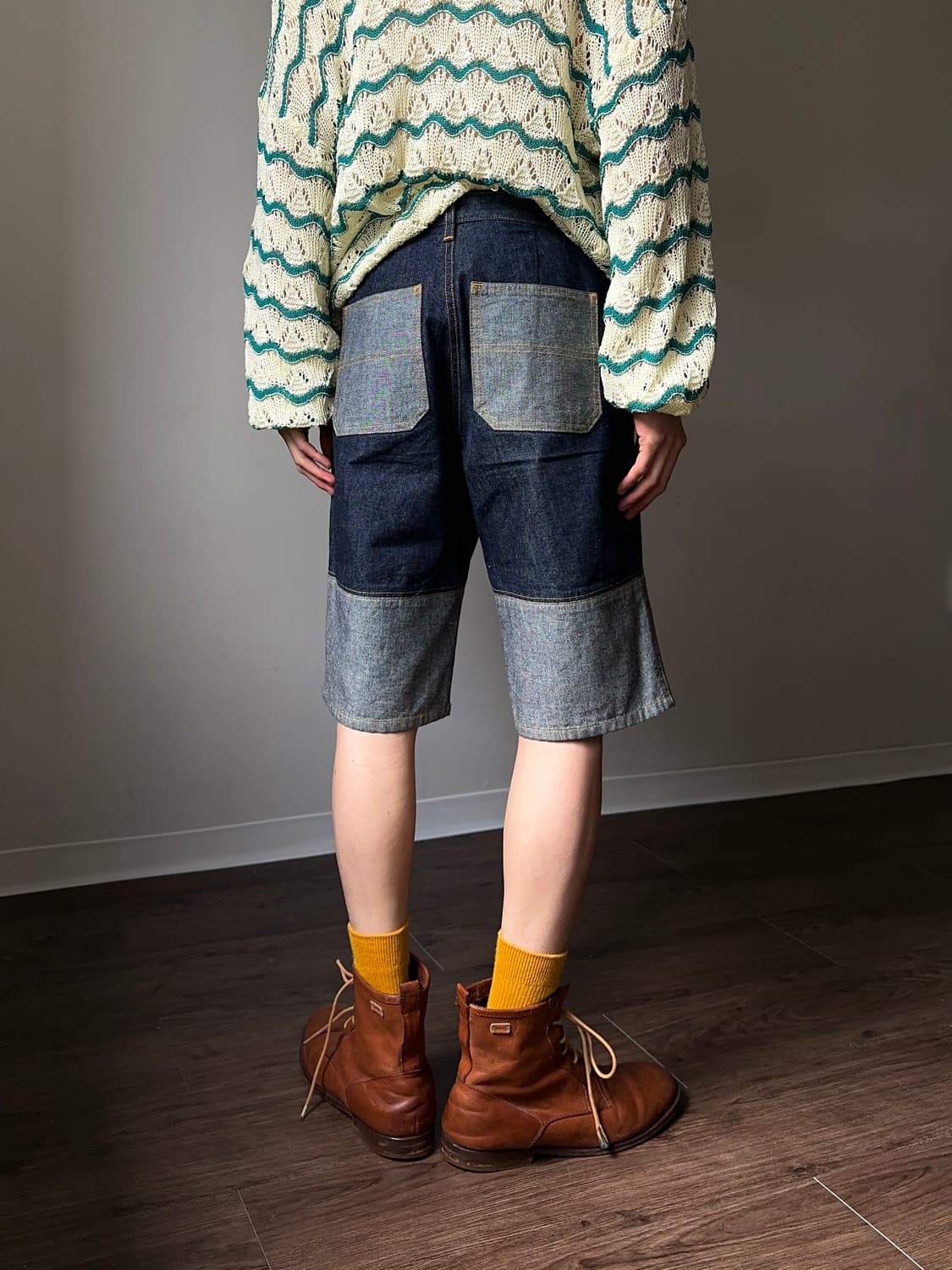 Eminent Virtue 리버스 데님 쇼츠 상품이미지6