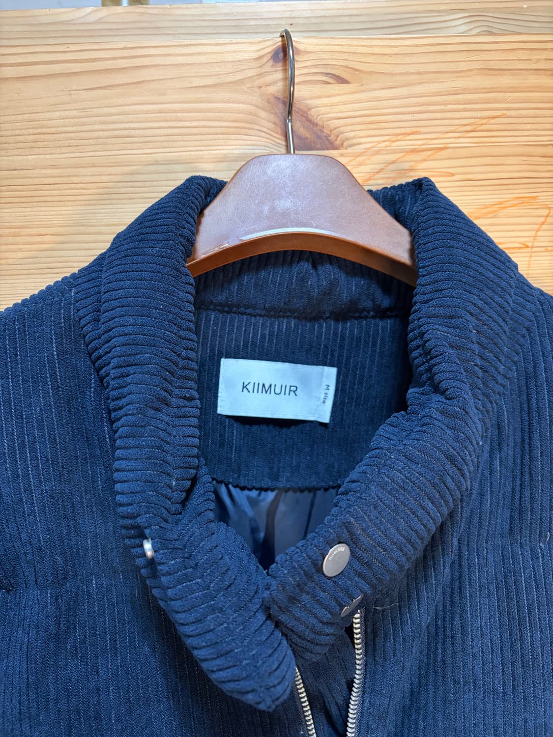 키뮤어 코듀로이 해링턴 덕다운 RDS 다운점퍼 M 상품이미지2