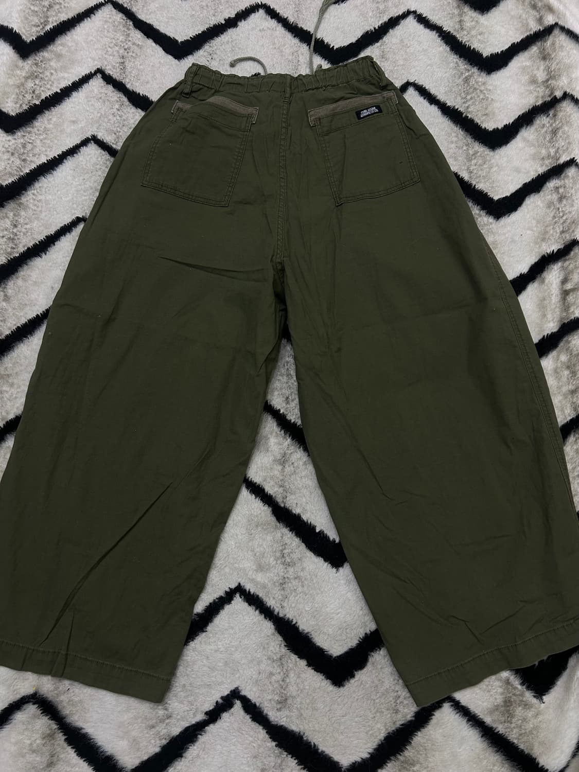 [M]Cube Sugar 코튼 벌룬 팬츠/카키 상품이미지2