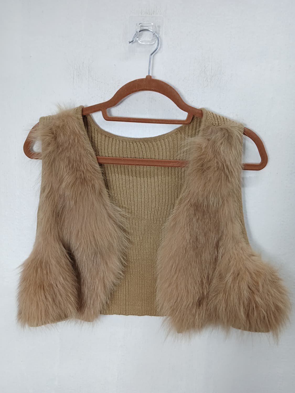 천연폭스퍼 베스트 니트조끼 95 M 상품이미지1