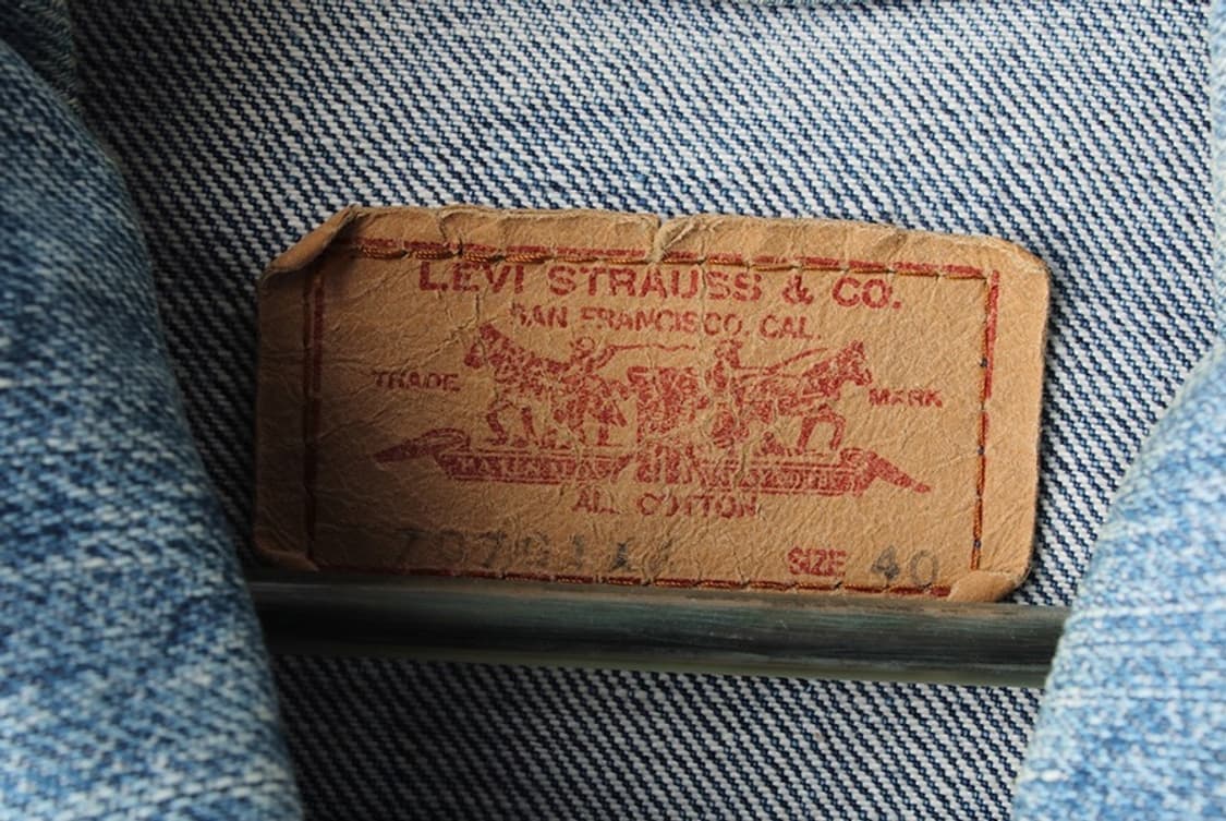 50~60s 리바이스 빅 E 70701XX 1st 데님 트러커 자켓  상품이미지9