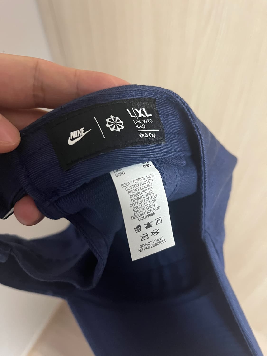 나이키 클럽 언스트럭처 퓨추라 워시드 캡, 미드나잇 네이비 상품이미지4