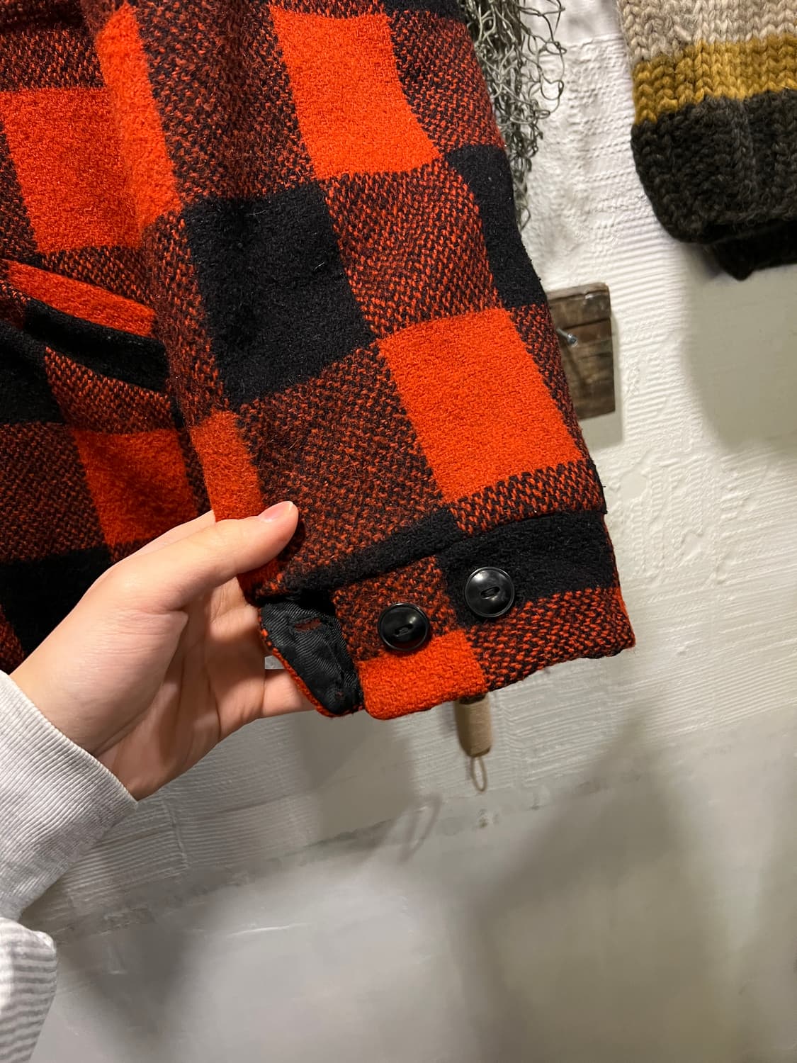 [L]7~80's USA 빈티지 매키노 울 크루저 헌팅 자켓 상품이미지6