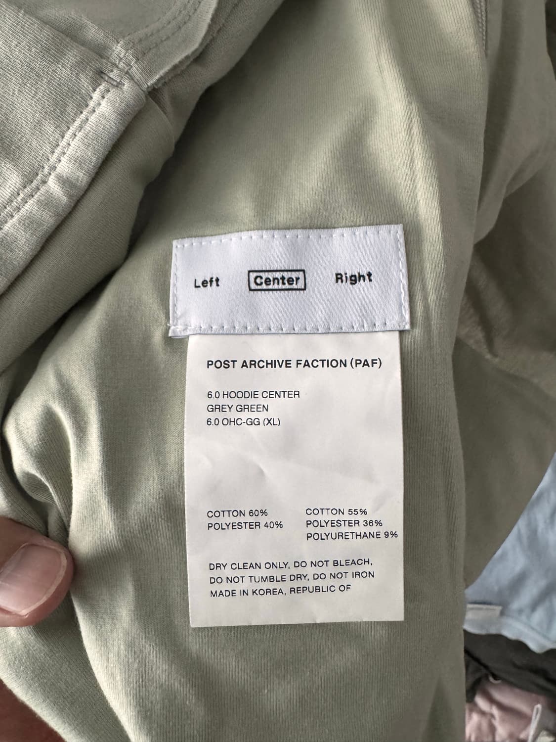 PAF 6.0후디 센터 XL 상품이미지3