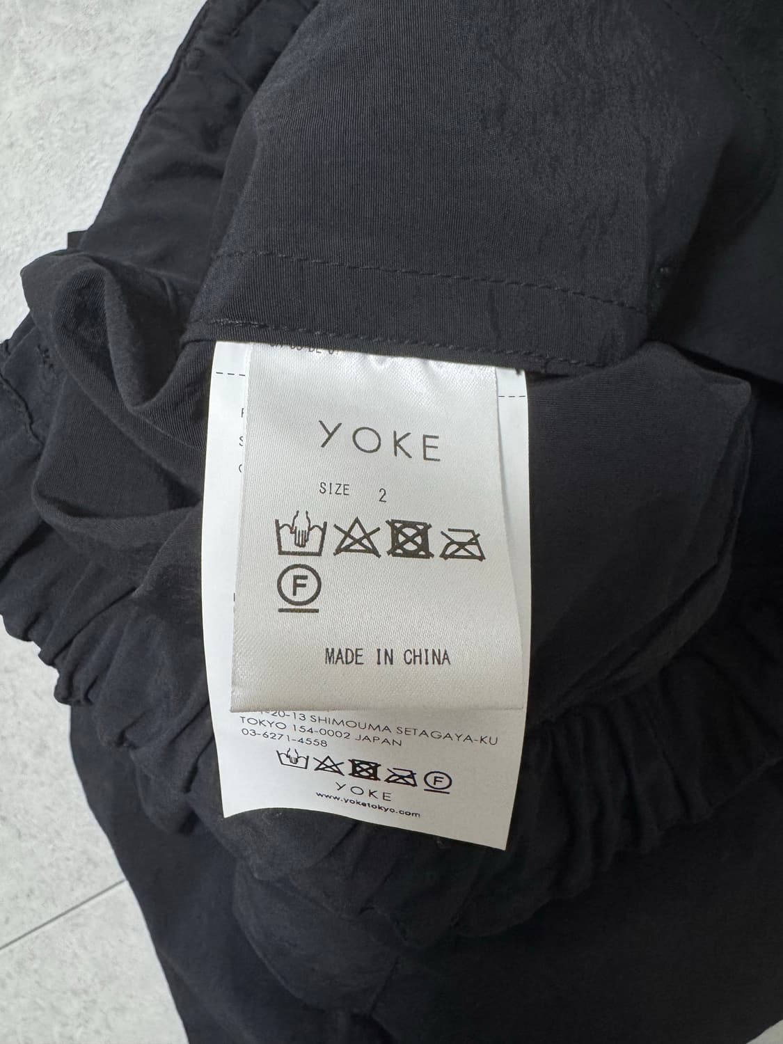 요크 yoke도쿄 유틸리티 블랙 쇼츠 2사이즈 판매 안셀름 코모리 카키스 상품이미지9