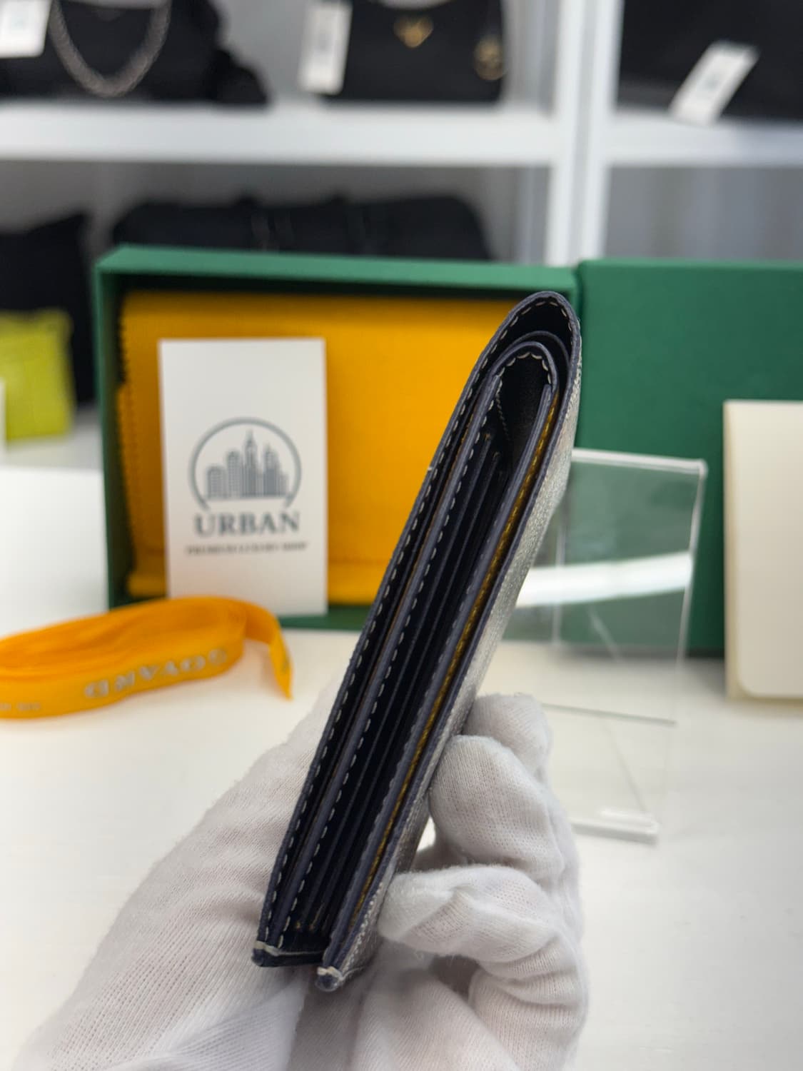 [OS] 고야드 빅투와르 스페셜 네이비 반지갑 상품이미지6