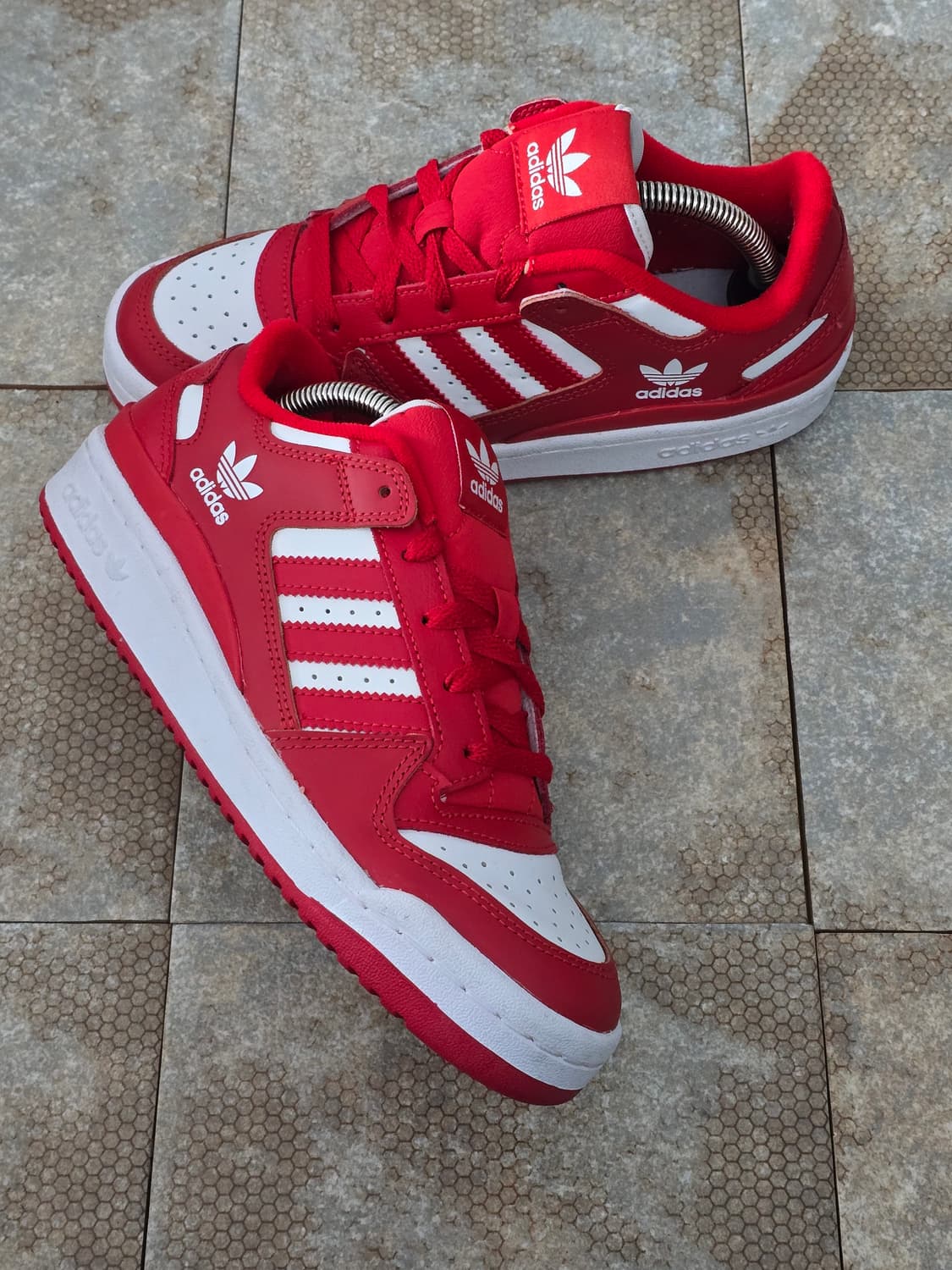 (230)아디다스 포럼 로우 스칼렛  상품이미지7