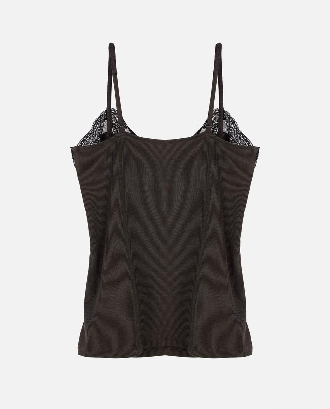 CERRIC Lace Trim Sleeveless _ Brown 상품이미지3