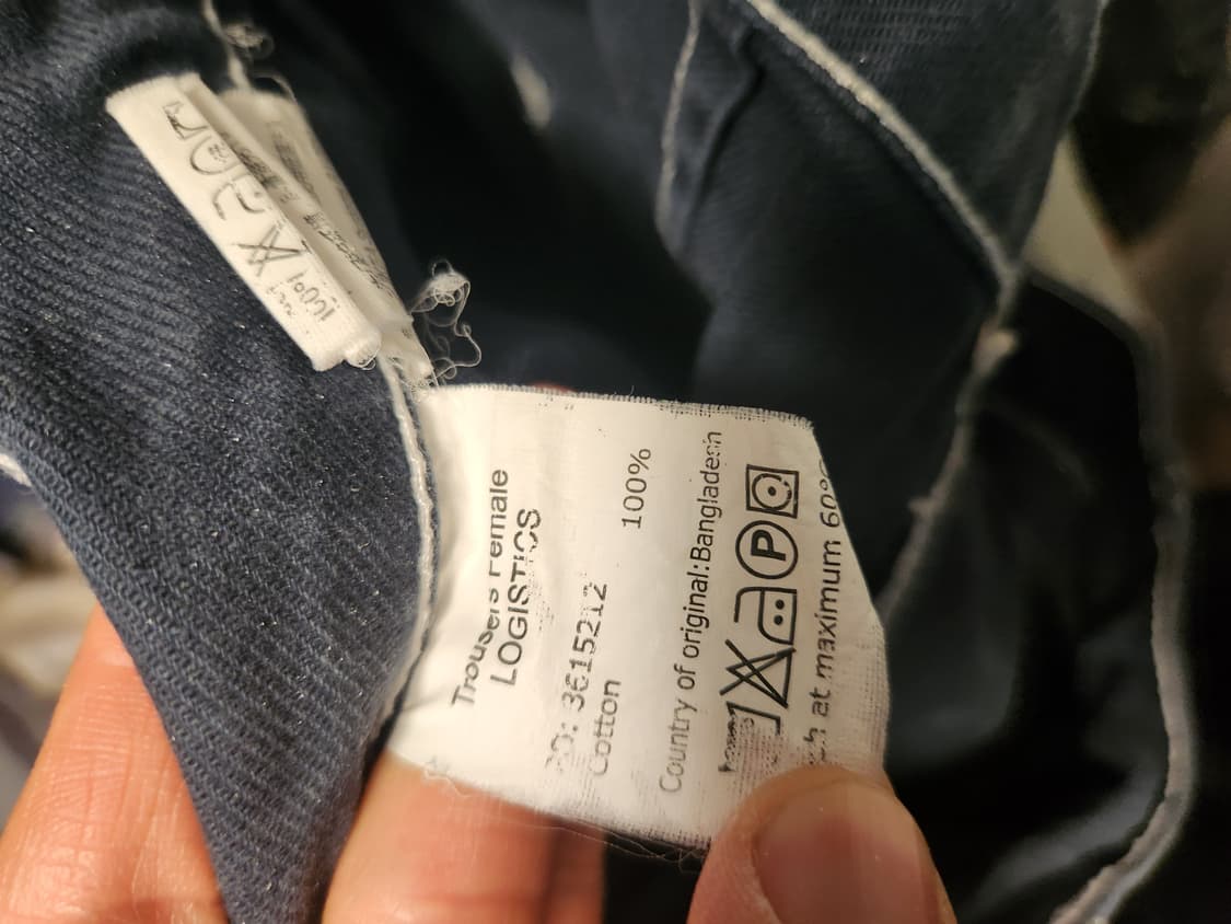 이케아(IKEA) 데드스탁 스티치 트라우저 워크 팬츠 W31 L32 상품이미지4