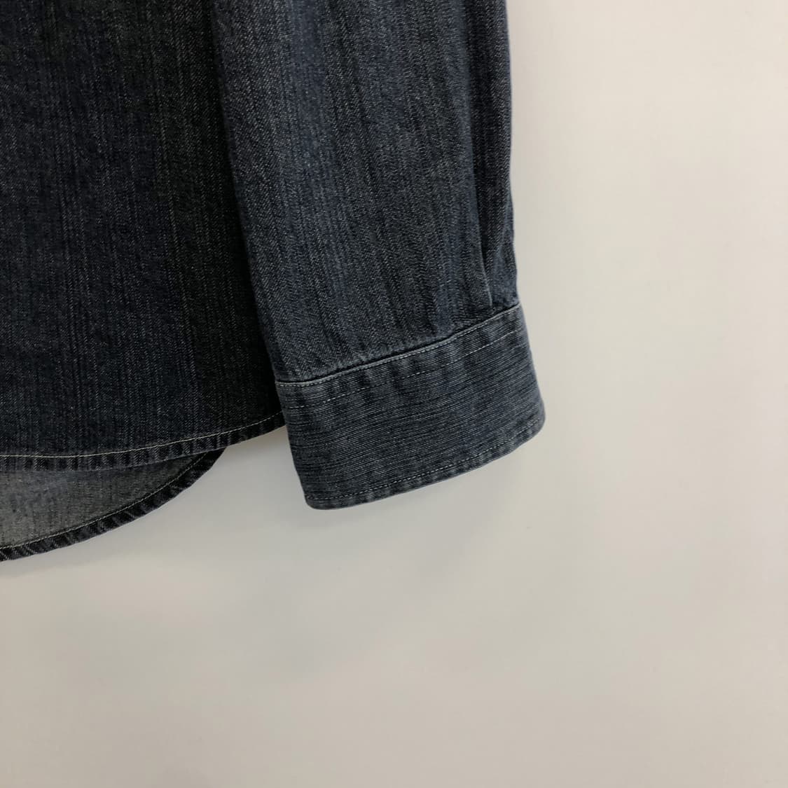 타미힐피거 레드라벨 프리미엄 빈티지 데님셔츠 90-95 상품이미지4