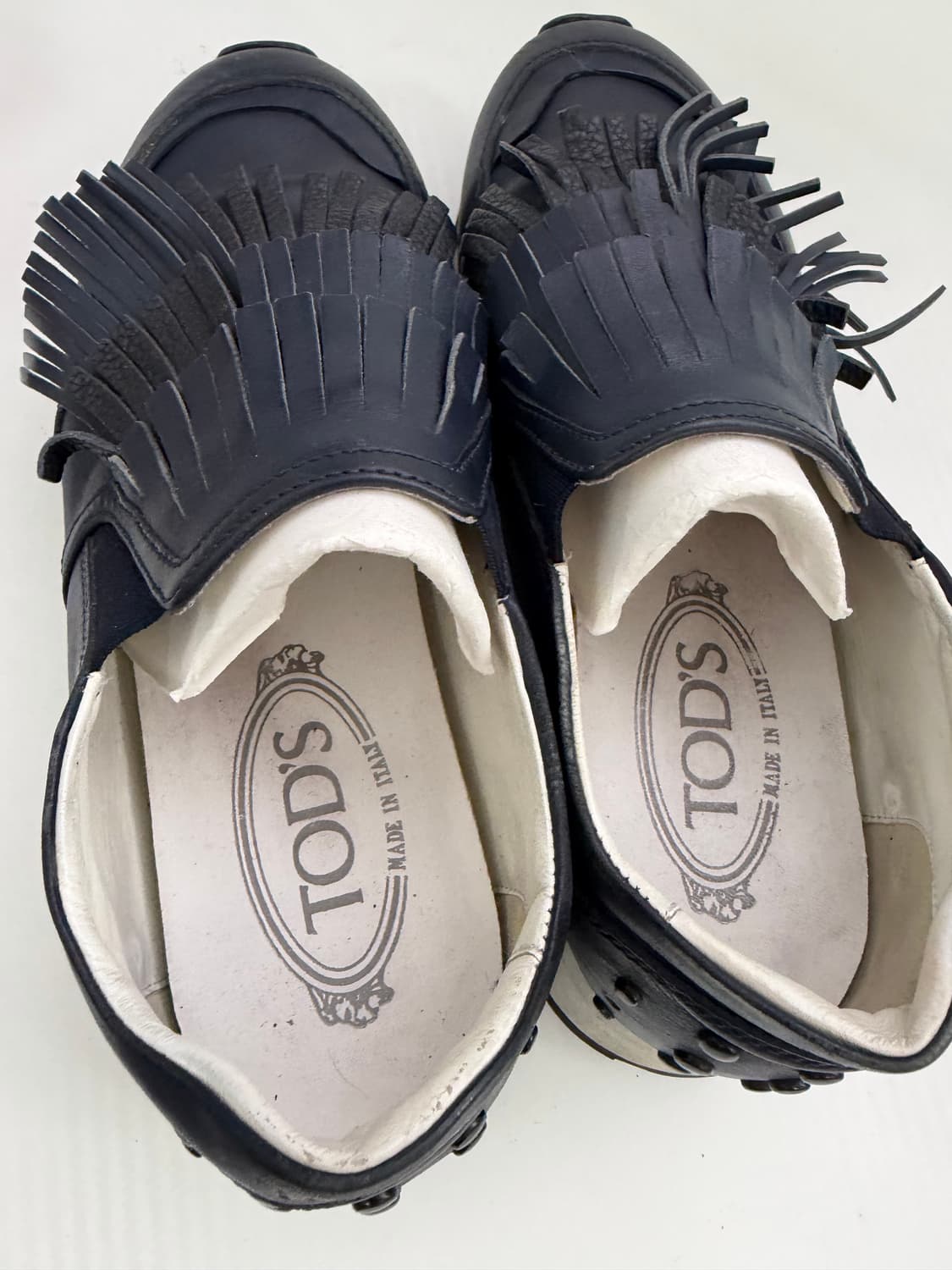 정품) TODS 토즈 여성 프린지 스니커즈 36 상품이미지8