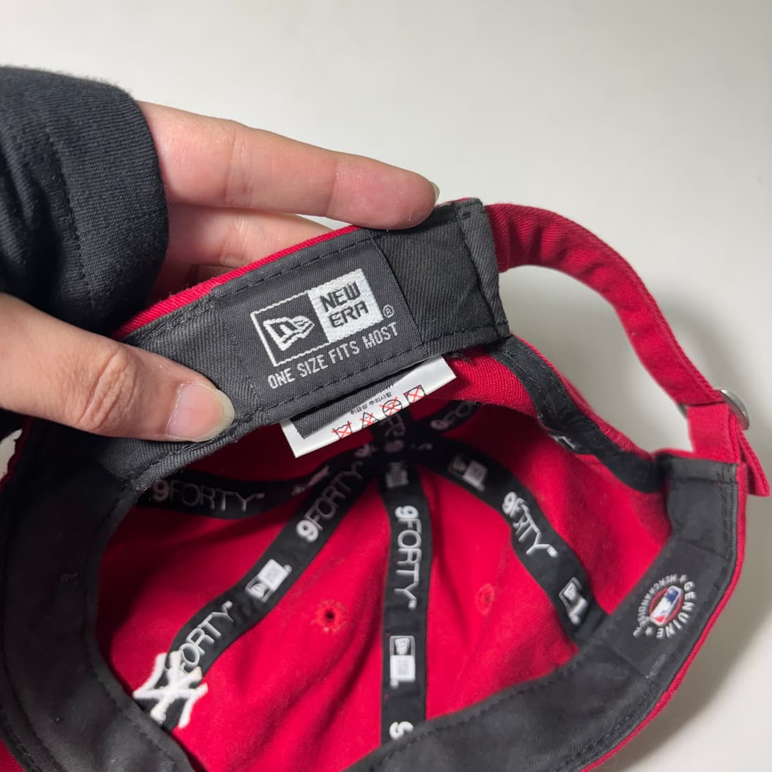 OS 뉴에라 NY 뉴욕양키스 레드 볼캡 상품이미지4