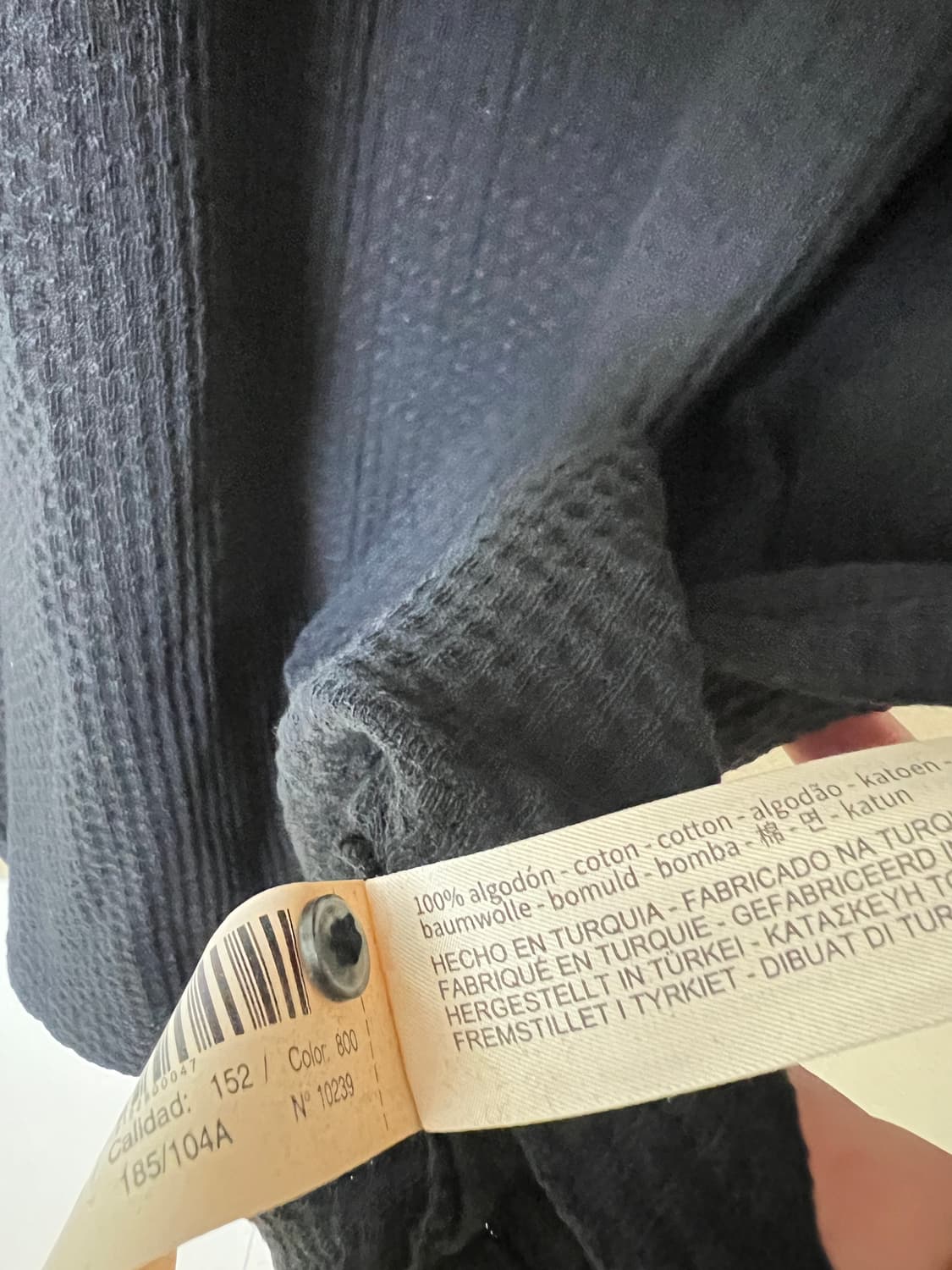 마시모두띠 블랙 카라티셔츠 L 새상품 상품이미지5