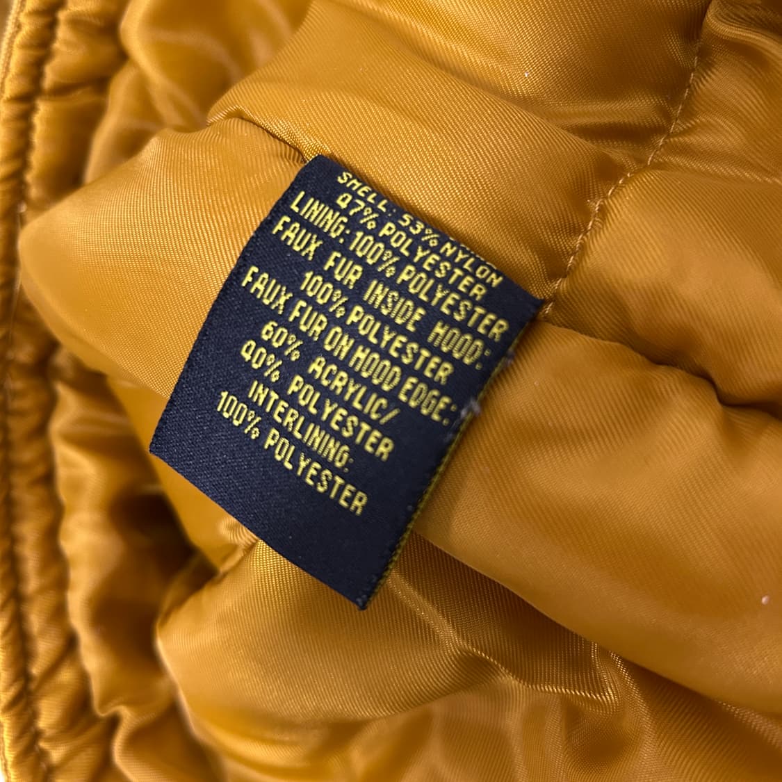 알파인더스트리 패치로고 n3b 야상 점퍼 머스타드  상품이미지7