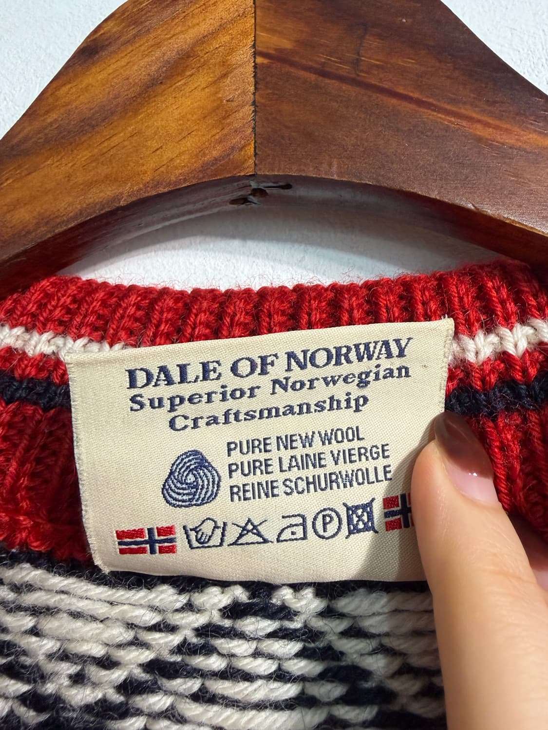 [m] Dale of norway 데일오브노르웨이 노르딕 니트  울100 상품이미지8