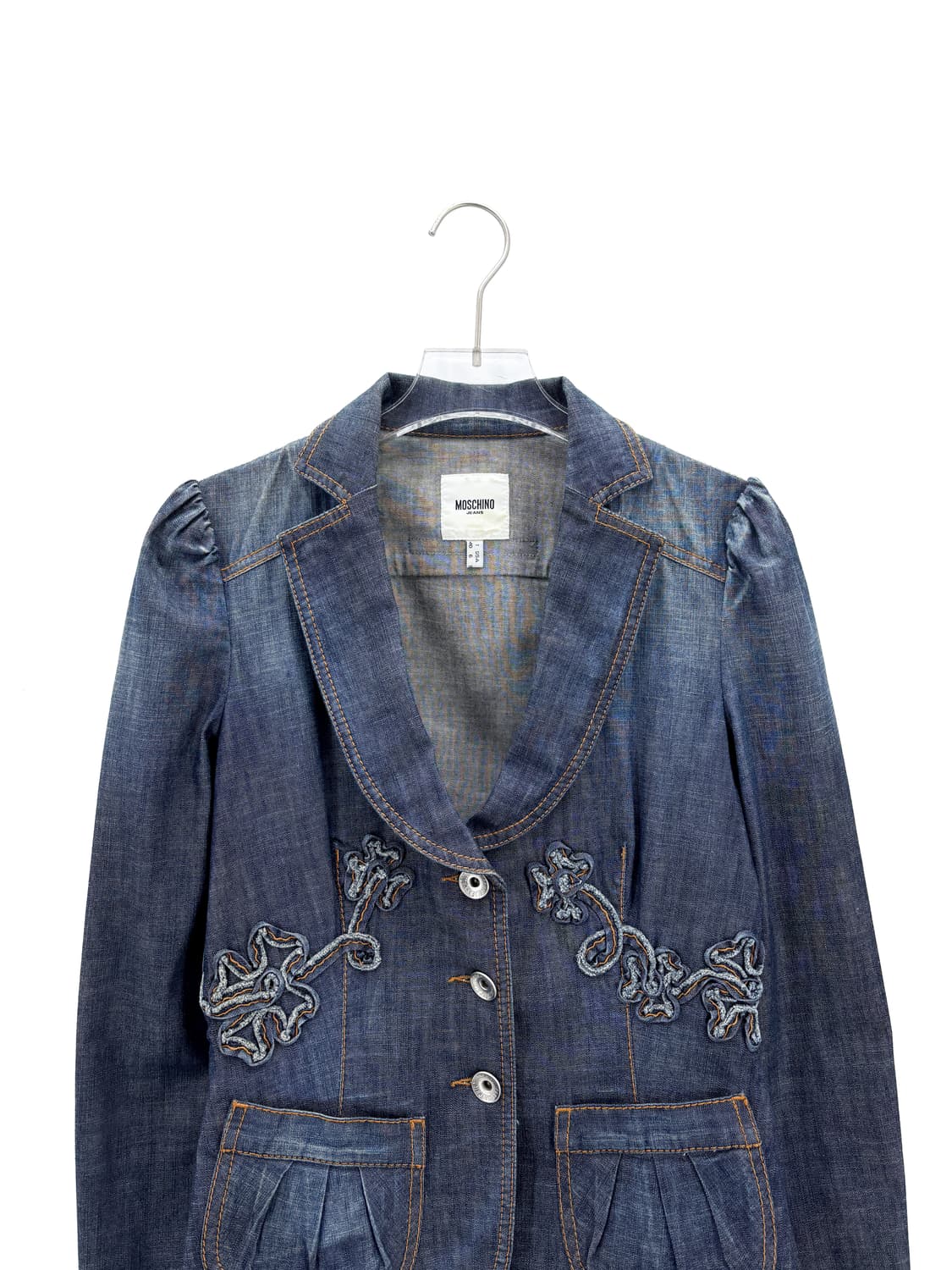 모스키노 플라워 아플리케 데님자켓 상품이미지3