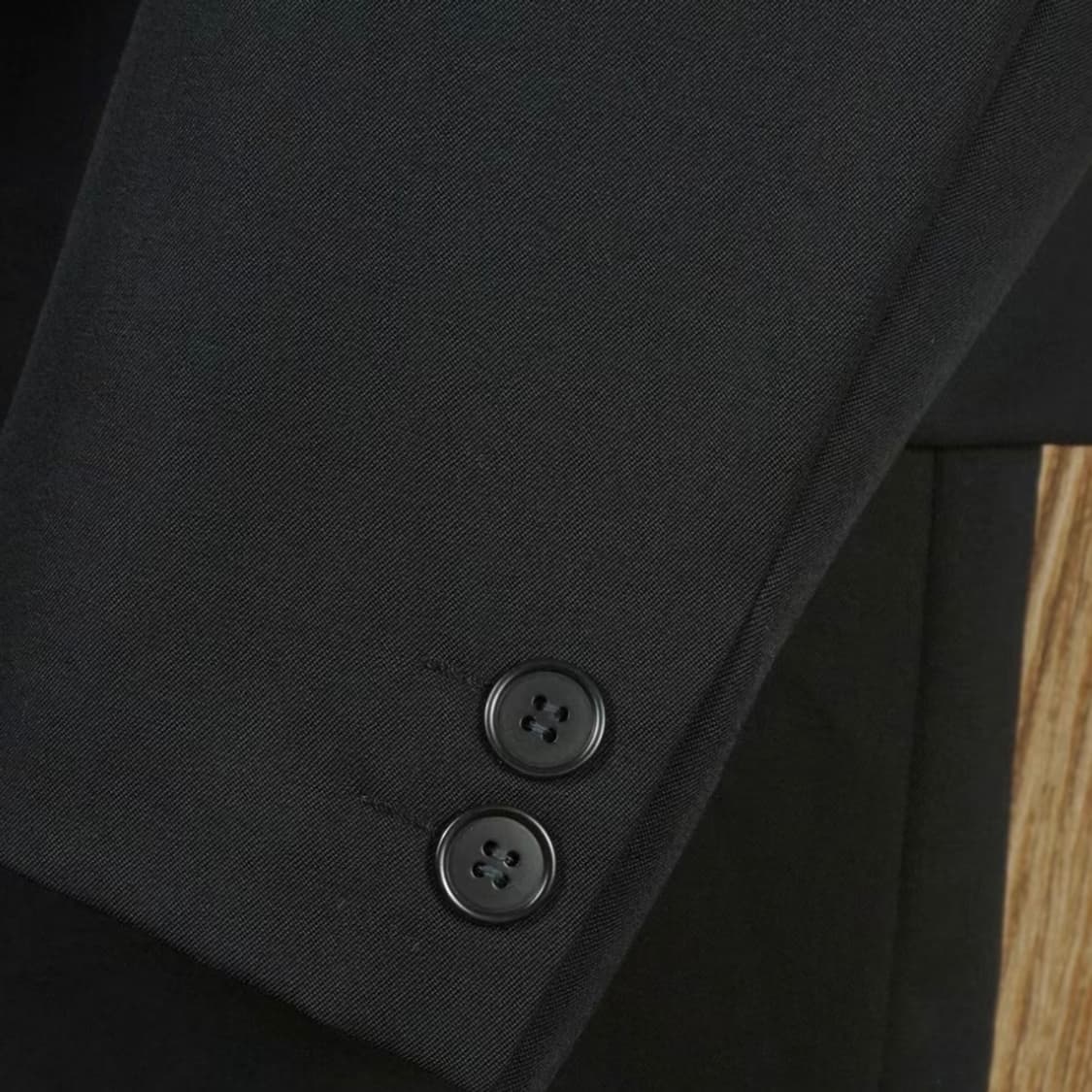 A.A.R 빈티지 재팬 메이드 블랙 울 블레이저 (빅사이즈) 상품이미지3