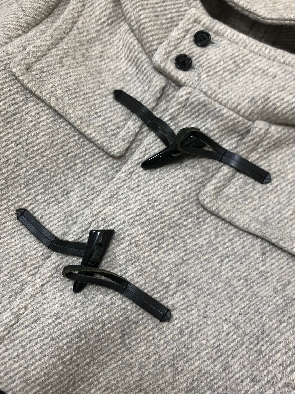 회색 더플 떡볶이 코트 상품이미지10