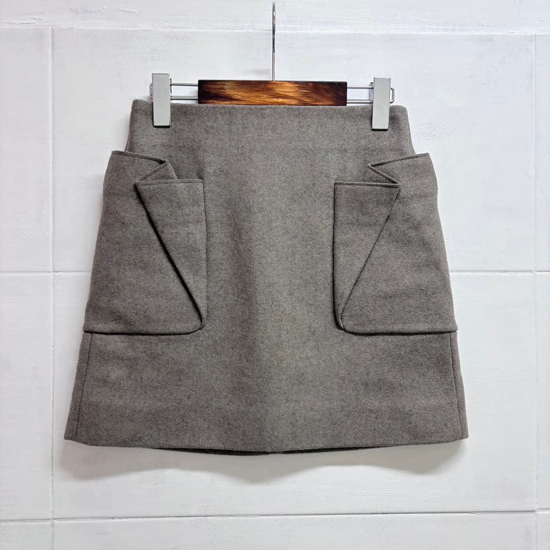 코스 cos 핀턱 주름 울 미니스커트 치마  상품이미지1