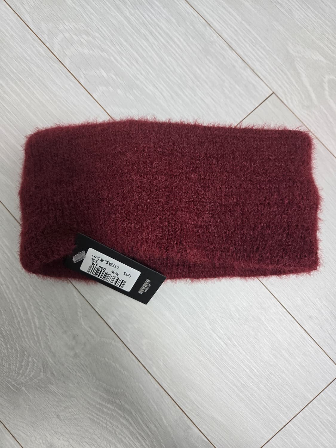 뉴뉴하우스 뉴뉴웨어 헤어밴드 버건디 상품이미지1