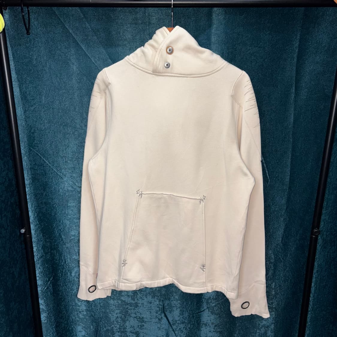 (L) 00s 리바이스 화이트 핑거홀 디테일 후드티 상품이미지1