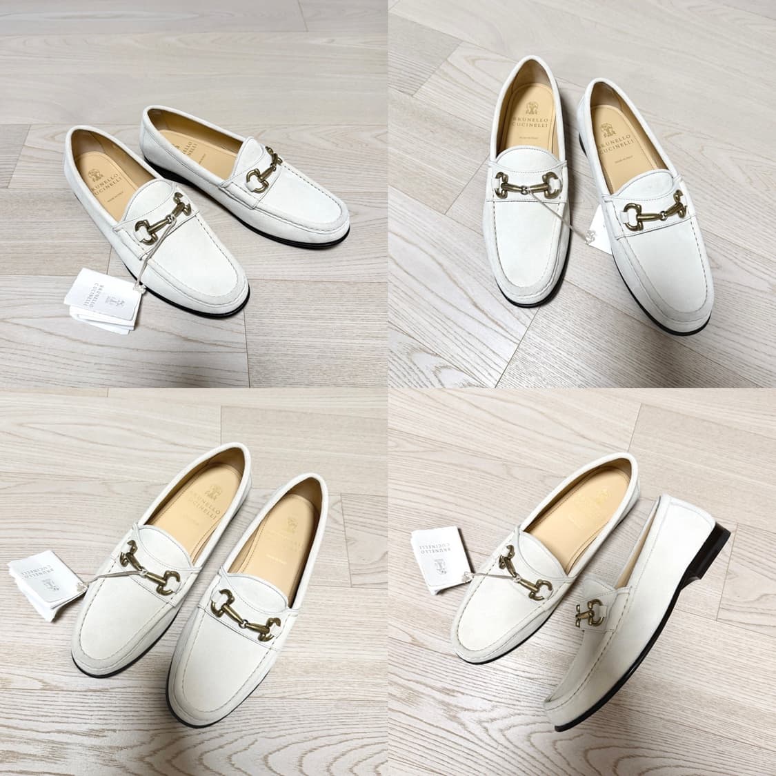 브루넬로 쿠치넬리 / 홀스빗 스웨이드 로퍼 / 40 (새상품) 상품이미지2