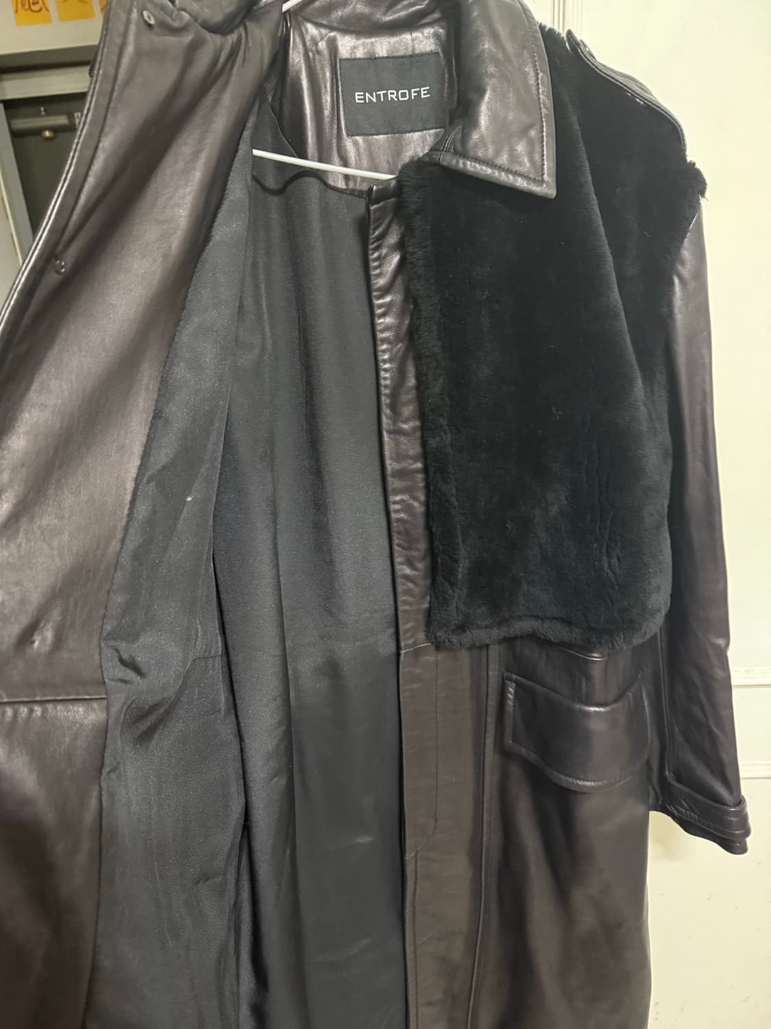 남자양가죽롱자켓거의새것 상품이미지7