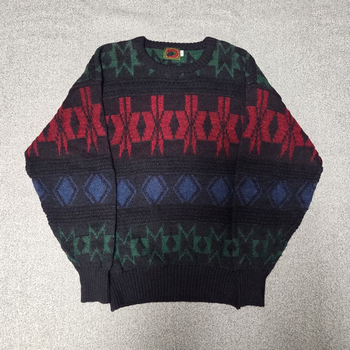 Boston Traders 빈티지 노르딕 울 니트 L(100) 상품이미지1