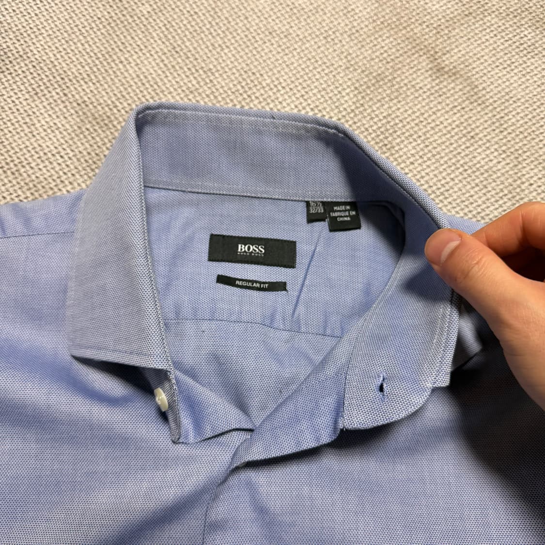 휴고 보스 레귤러핏 코튼 셔츠 상품이미지2