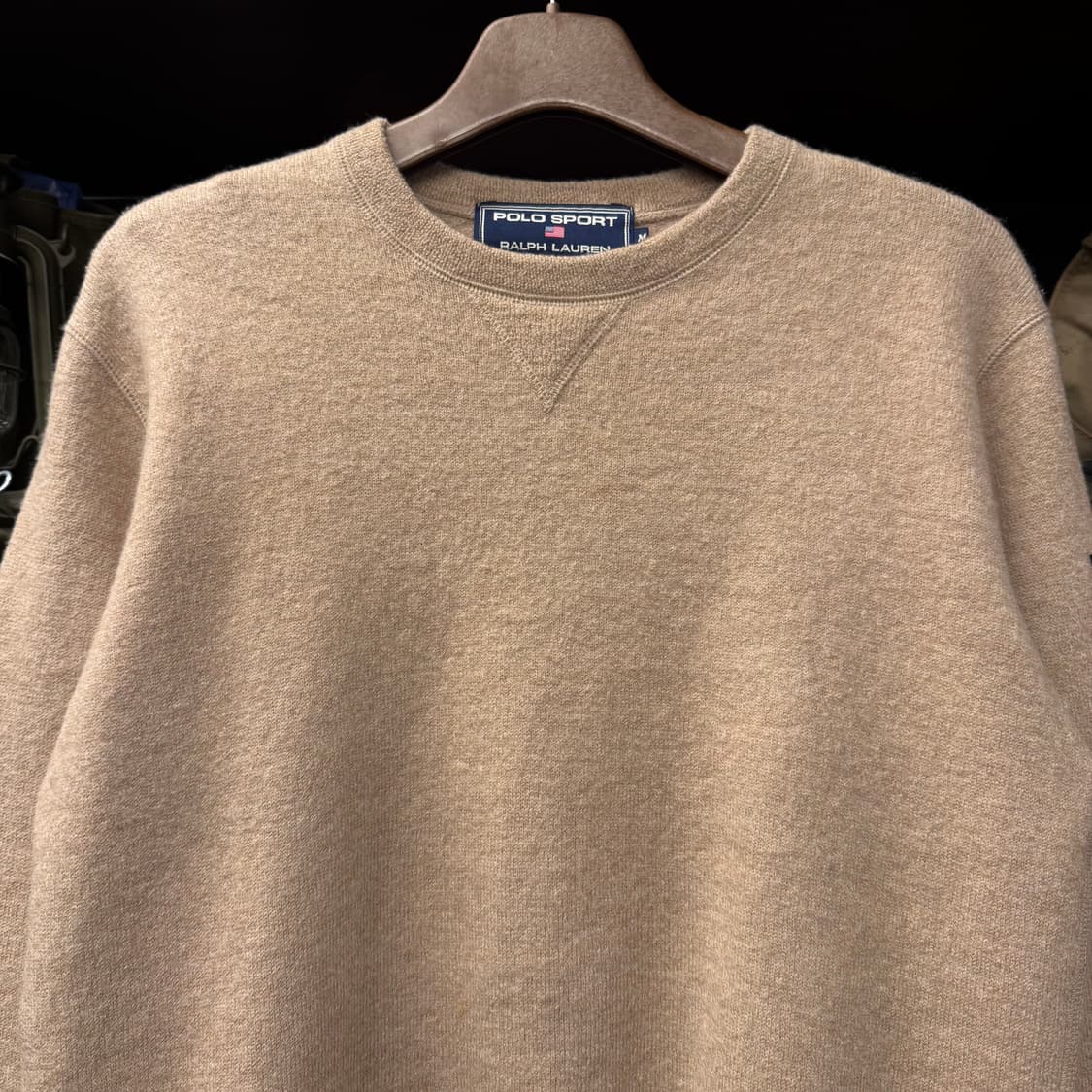 폴로 스포츠 by 랄프로렌 사이드 와펜 패치 솔리드 울 니트 N303 상품이미지3