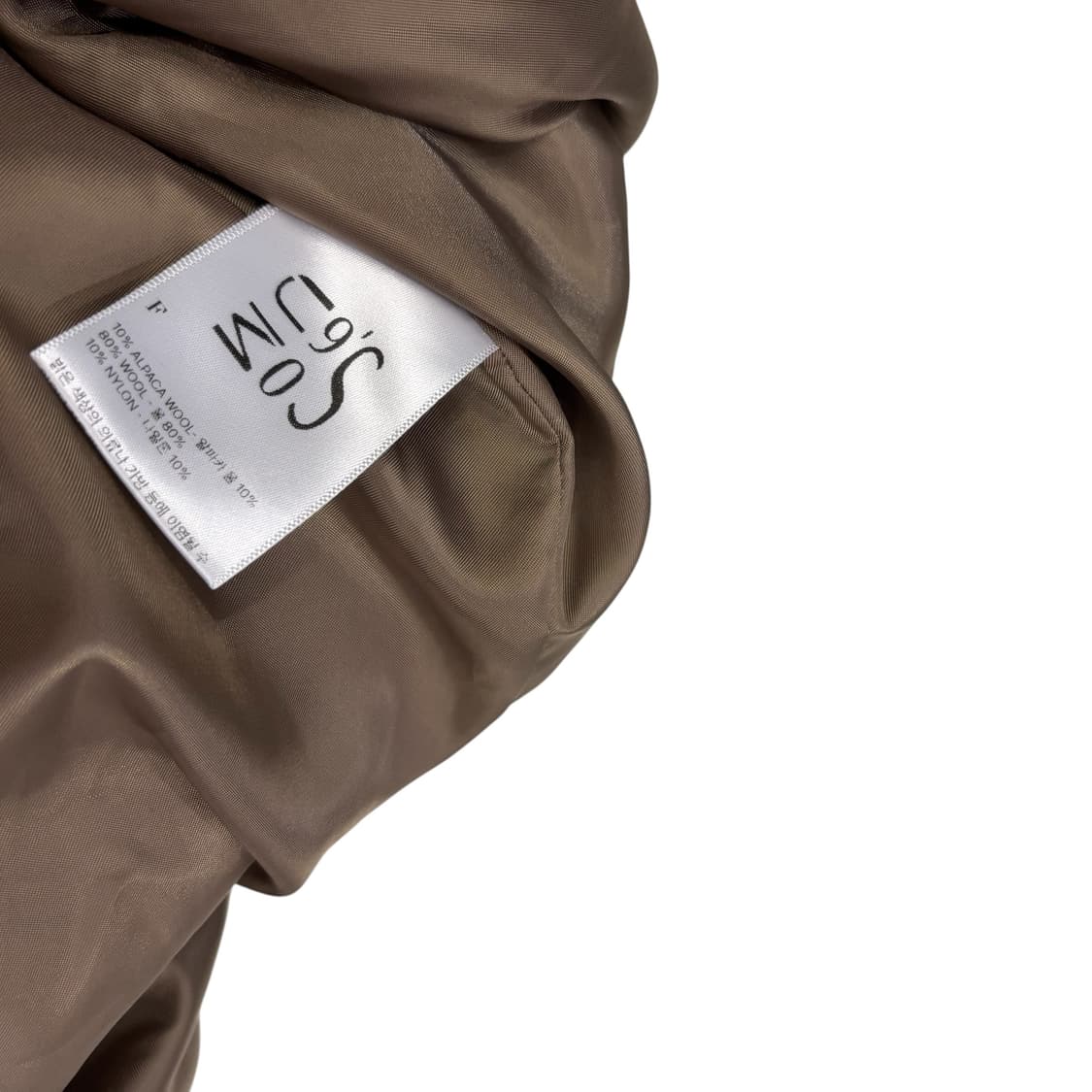 언앤써드 미스테리 울 알파카 로브 코트 상품이미지4