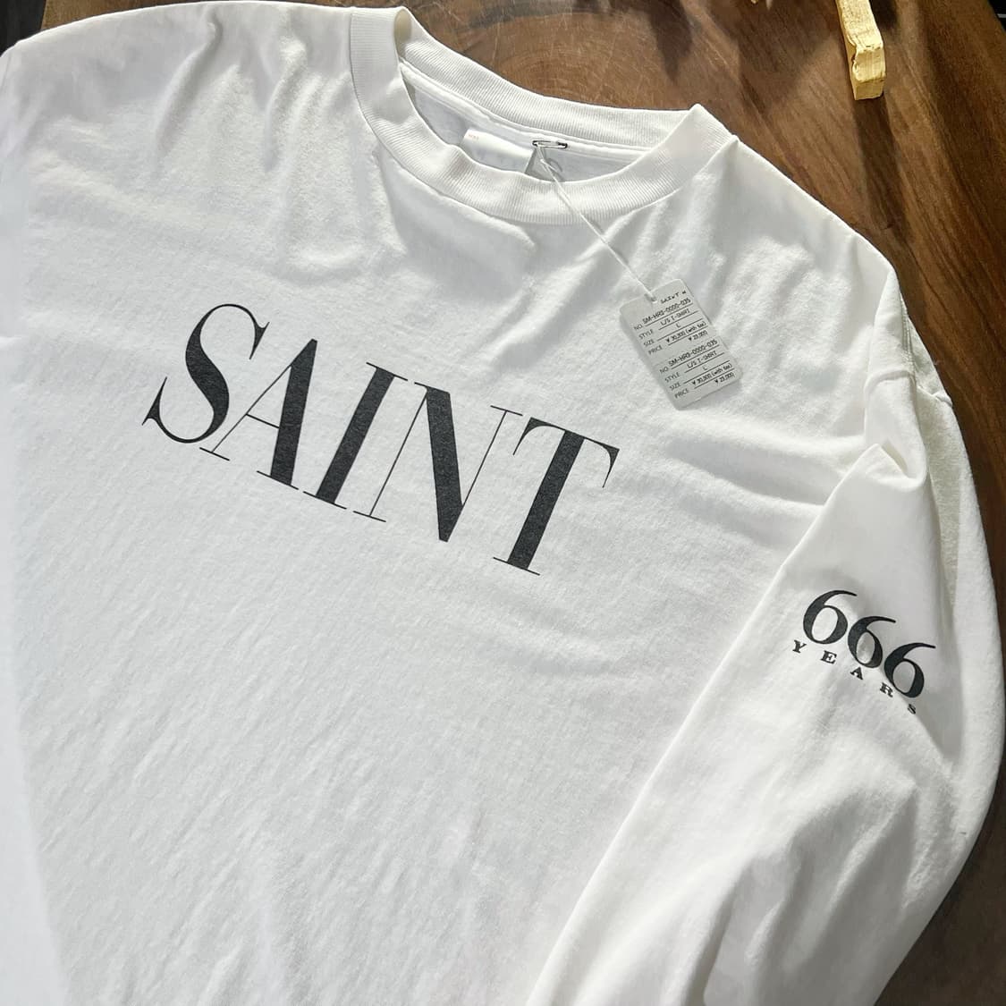 Saint Mx6  Text Logo Longsleeve 상품이미지1