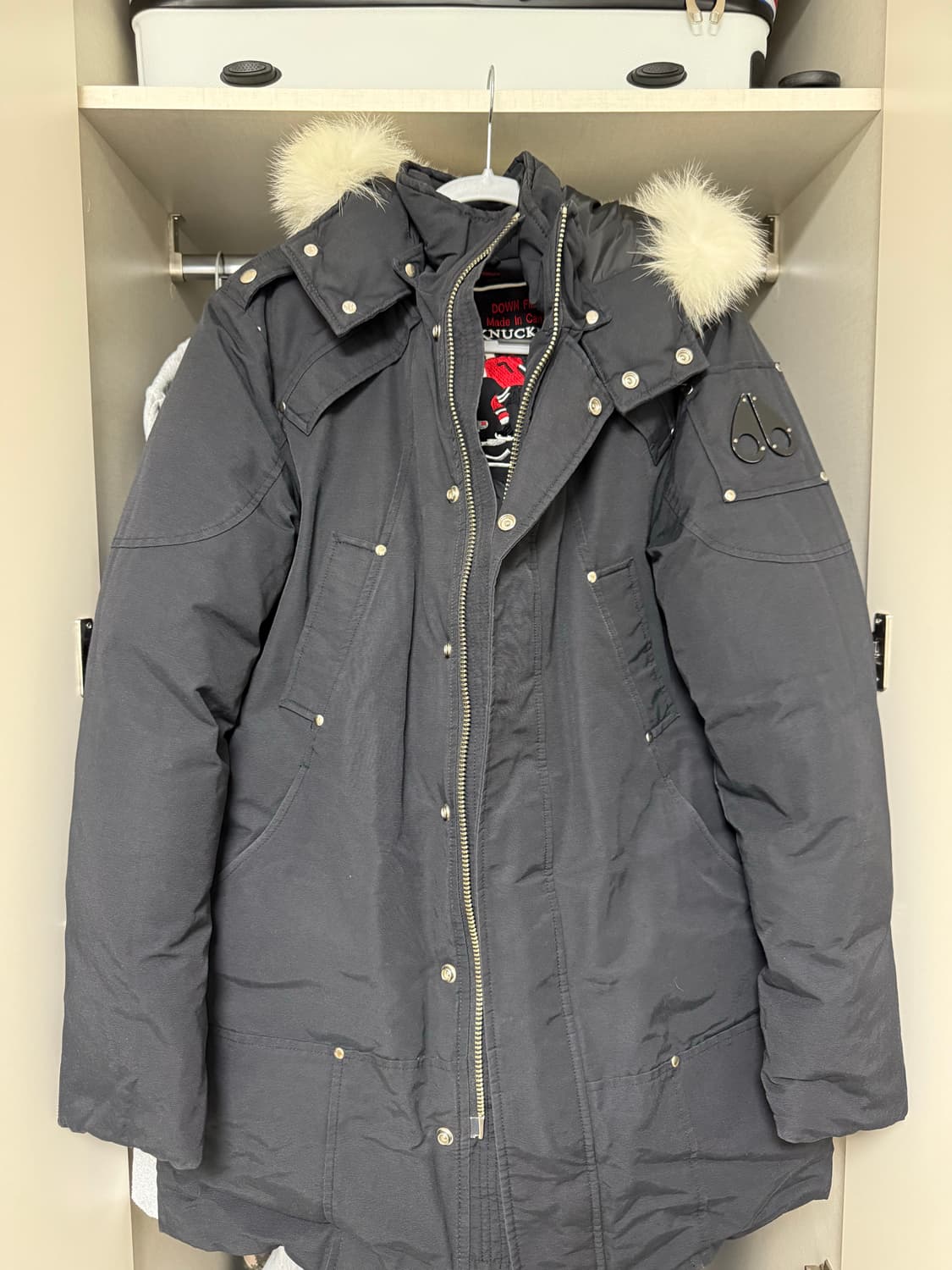 무스너클 스털링 파카 화이트퍼 L (급처!) 상품이미지1