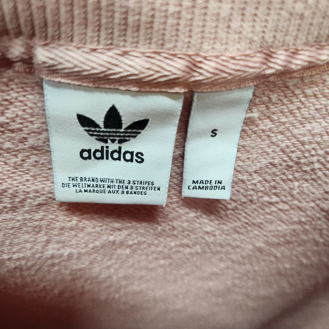 아디다스 인디핑크 더블로고 오버핏 맨투맨 S(XL) 상품이미지6