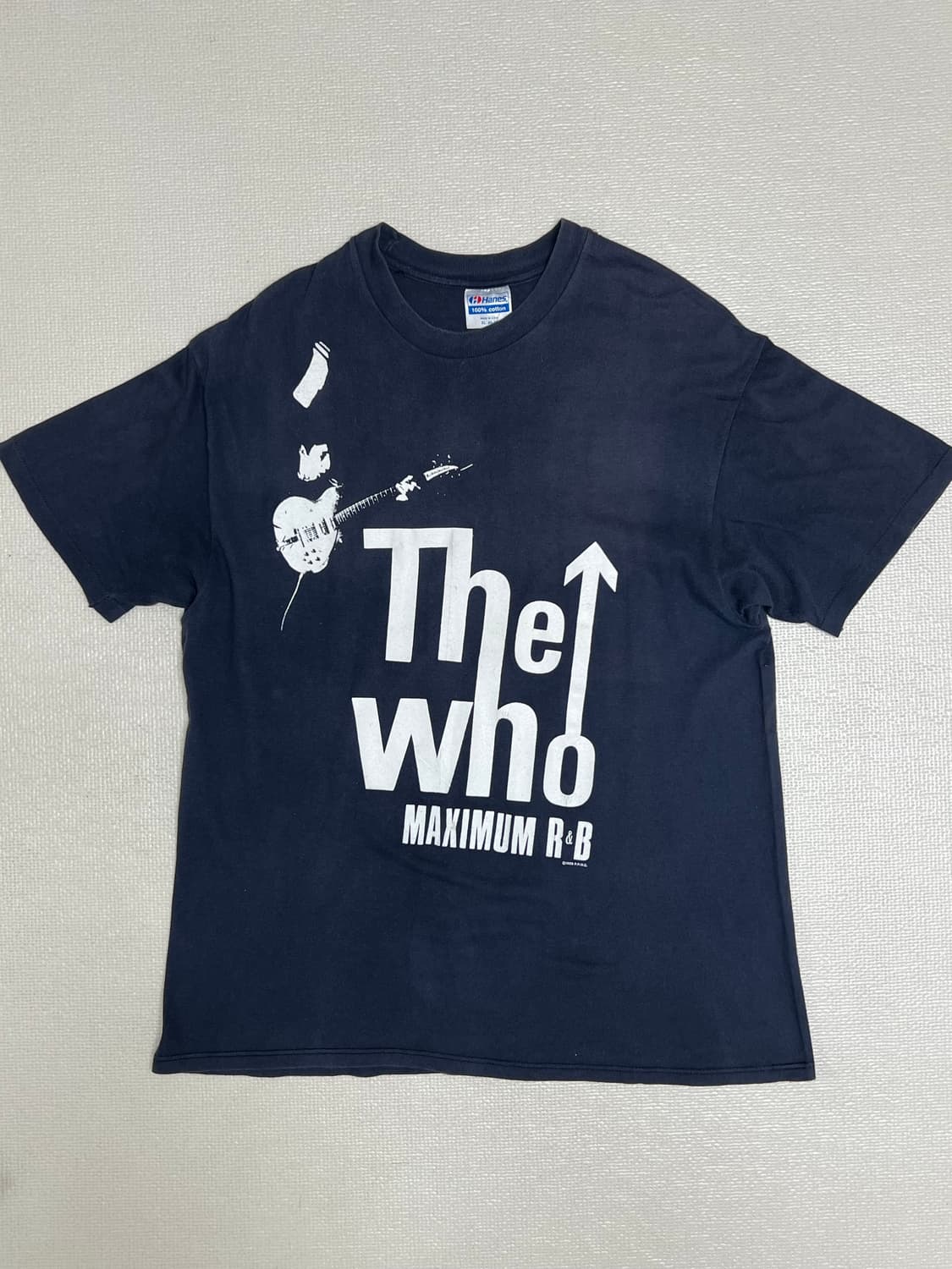 80s 헤인즈 The Who 밴드티셔츠 투어티셔츠 XL 상품이미지1