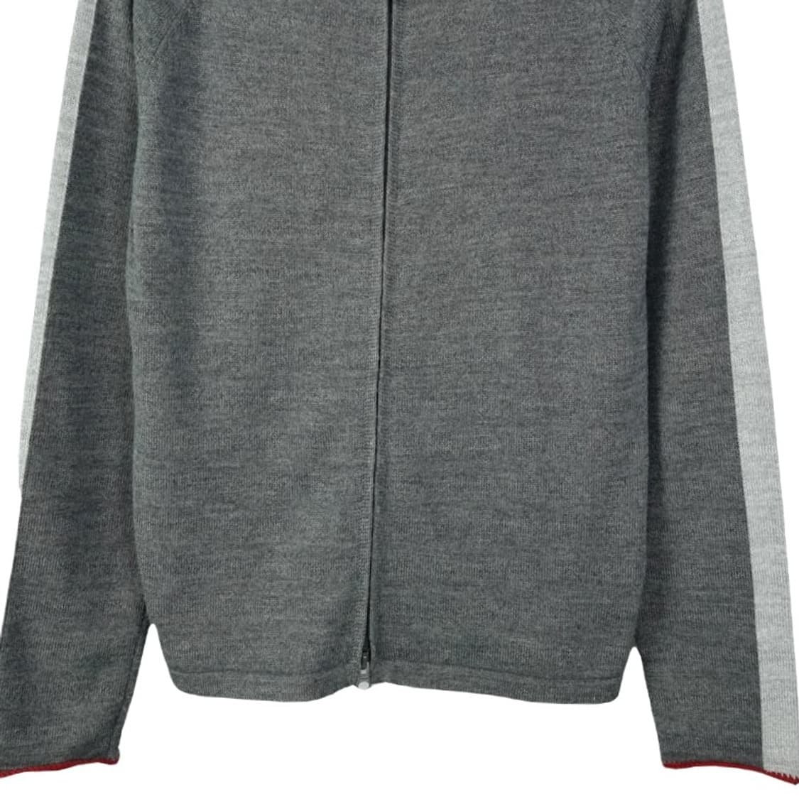 [아르마니] 사이드라인 카라리스 슬림핏 니트 집업 가디건 P01526 상품이미지5