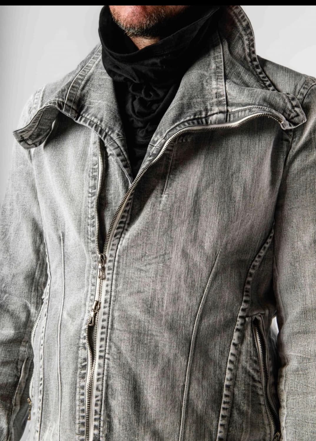 율리우스 하이넥 데님자켓 2size 상품이미지3