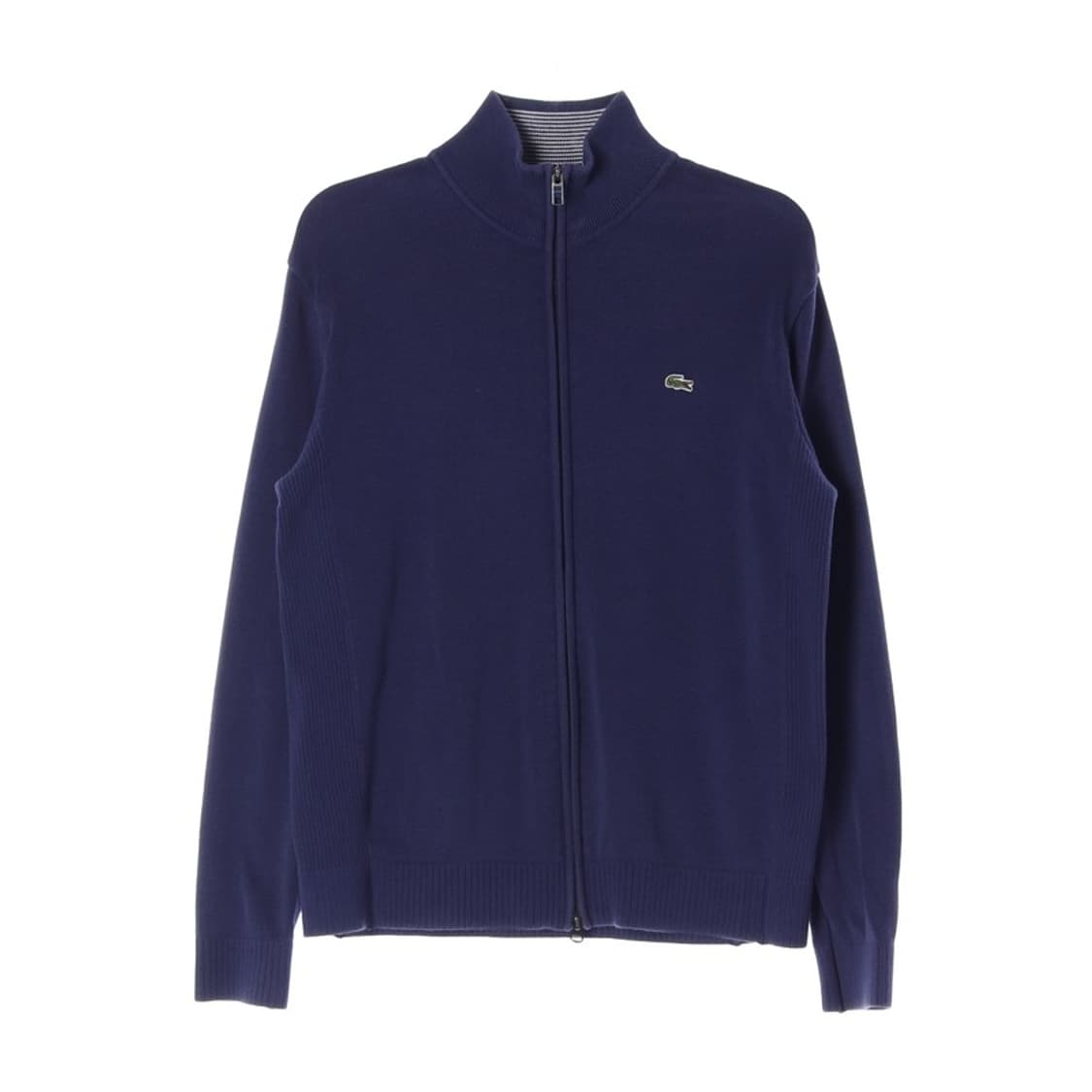 라코스테 베이직 스탠드카라 집업 가디건 L 상품이미지1