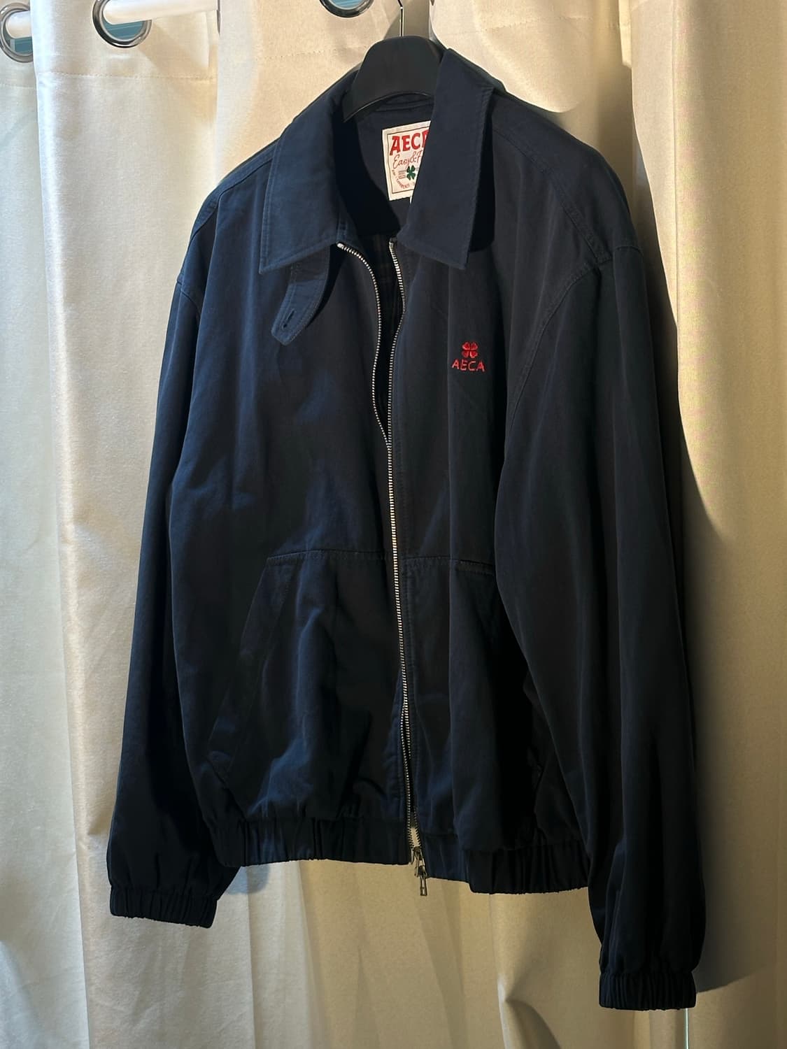 에이카화이트 _ 워시두 클로버 베이포트 자켓 네이비 L 상품이미지2