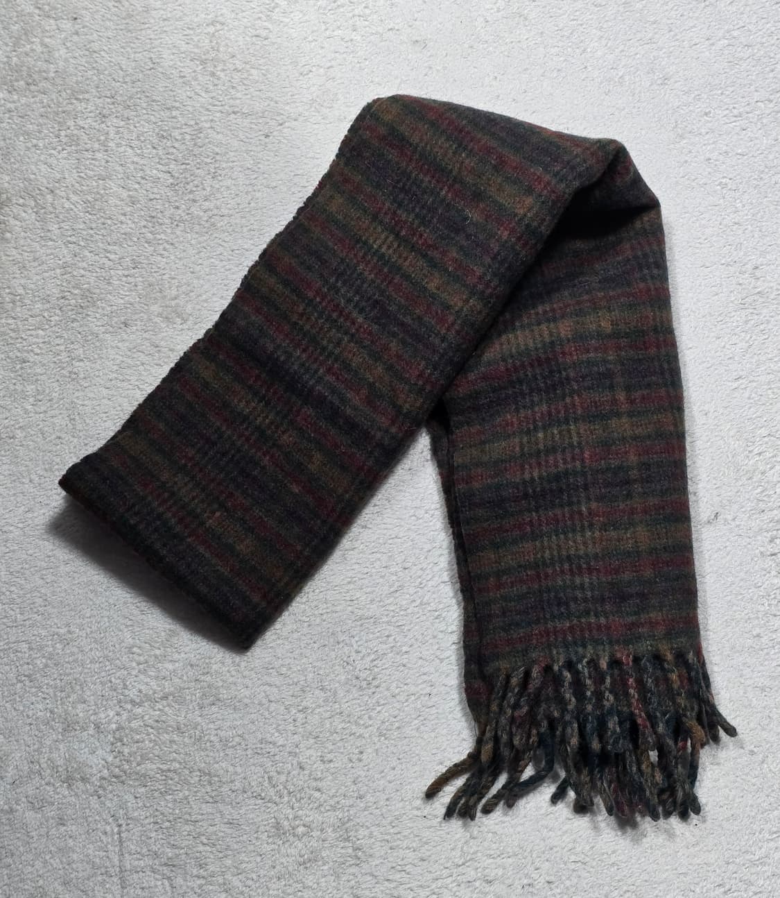 L.L. Bean 엘엘빈 램스울 체크 머플러 상품이미지4