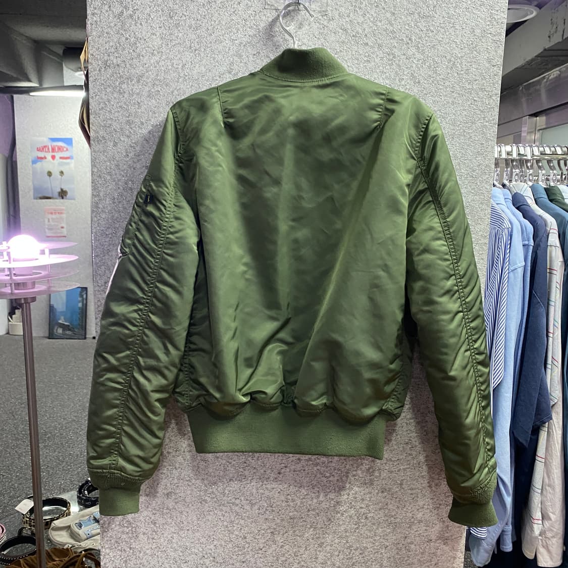 알파인더스트리 리버시블 ma-1 항공자켓 B3917 상품이미지6