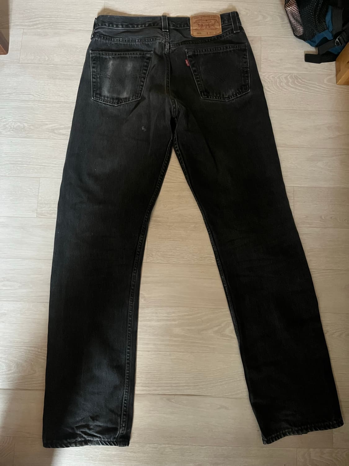 미제 90s 리바이스 501 흑청 상품이미지3