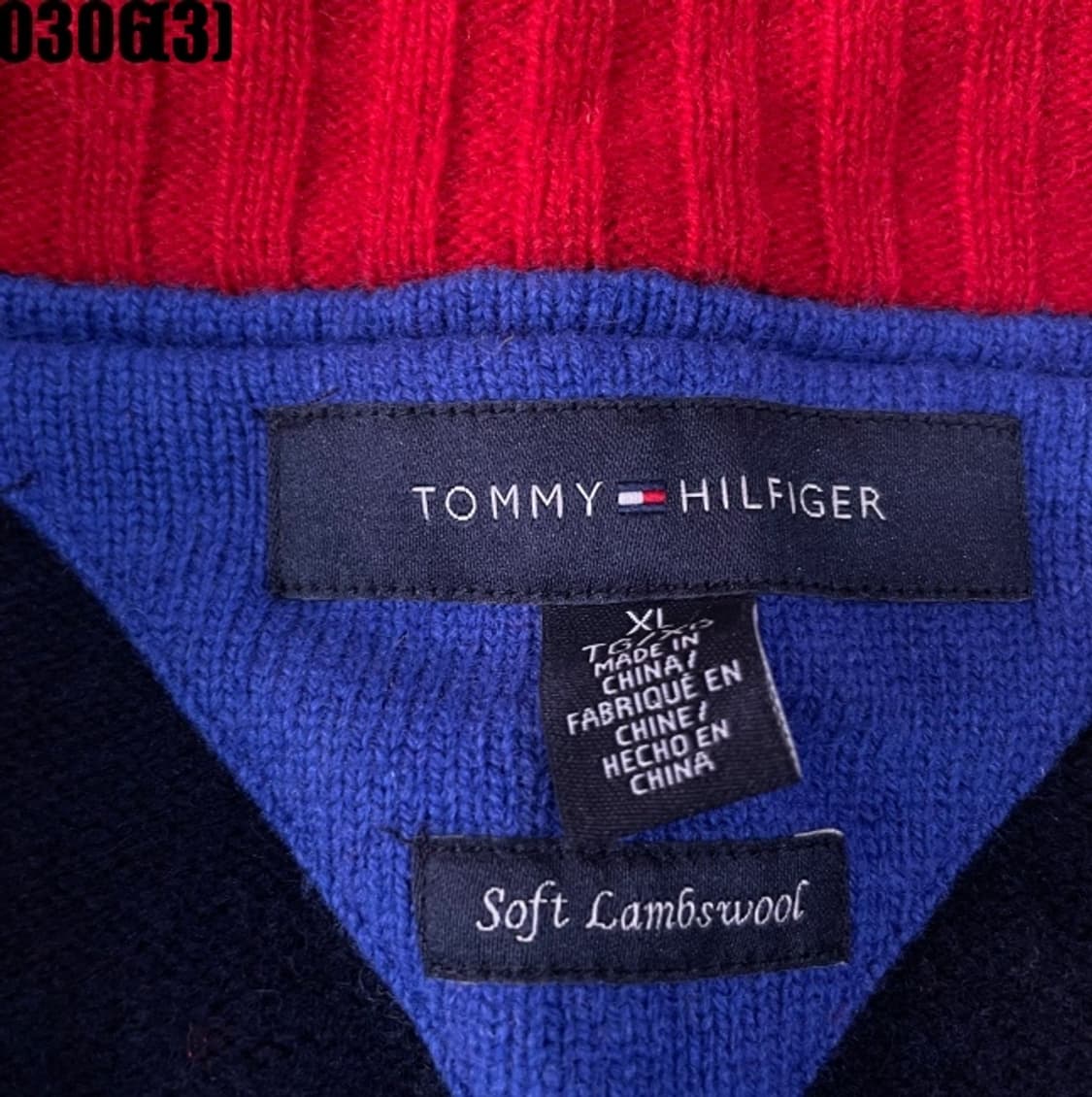 타미힐피거 니트 집업 자켓 상품이미지3