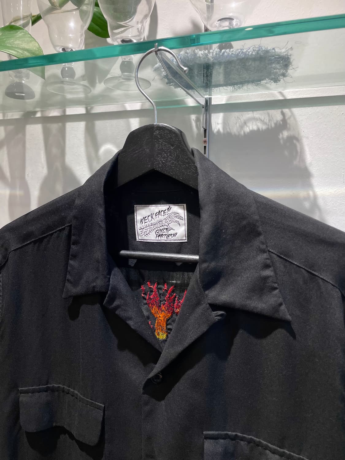 와코마리아 X 넥 페이스 camp collar shirt 상품이미지3