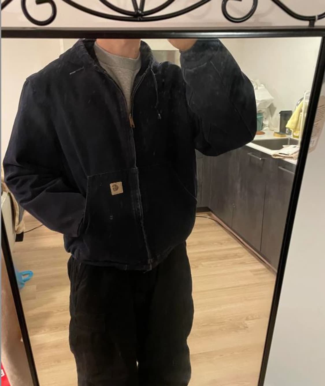 (XL) 칼하트 덕 액티브 후드자켓 J130 MDT 미드나잇 상품이미지10