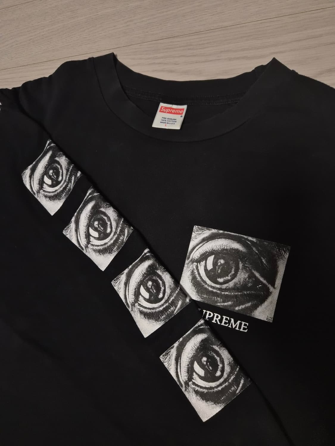 슈프림 17SS MC에셔 콜라보 롱슬리브 블랙 상품이미지3
