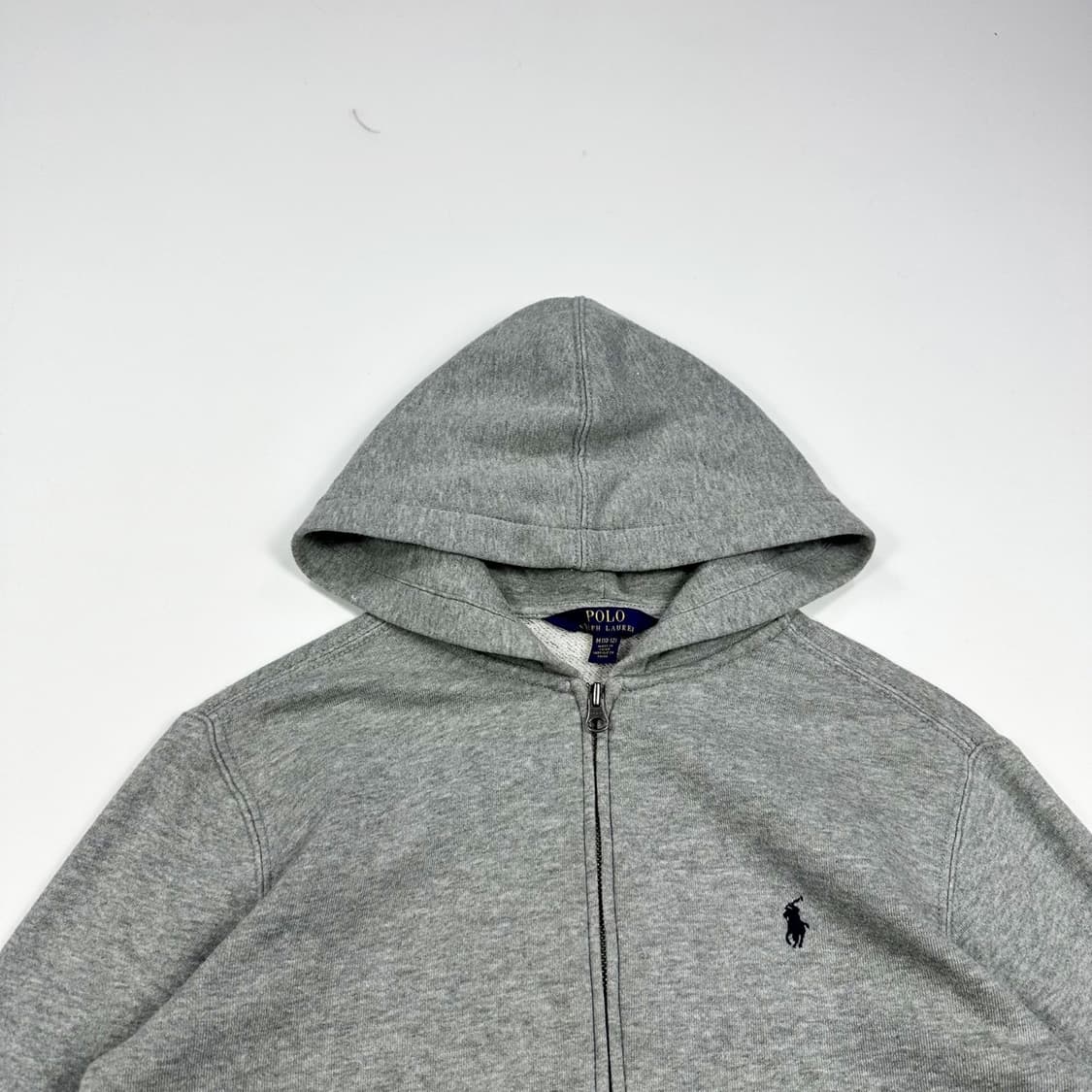 폴로 랄프로렌 포니 걸즈 그레이 후드집업 (실측 XS 여성추천) 상품이미지1