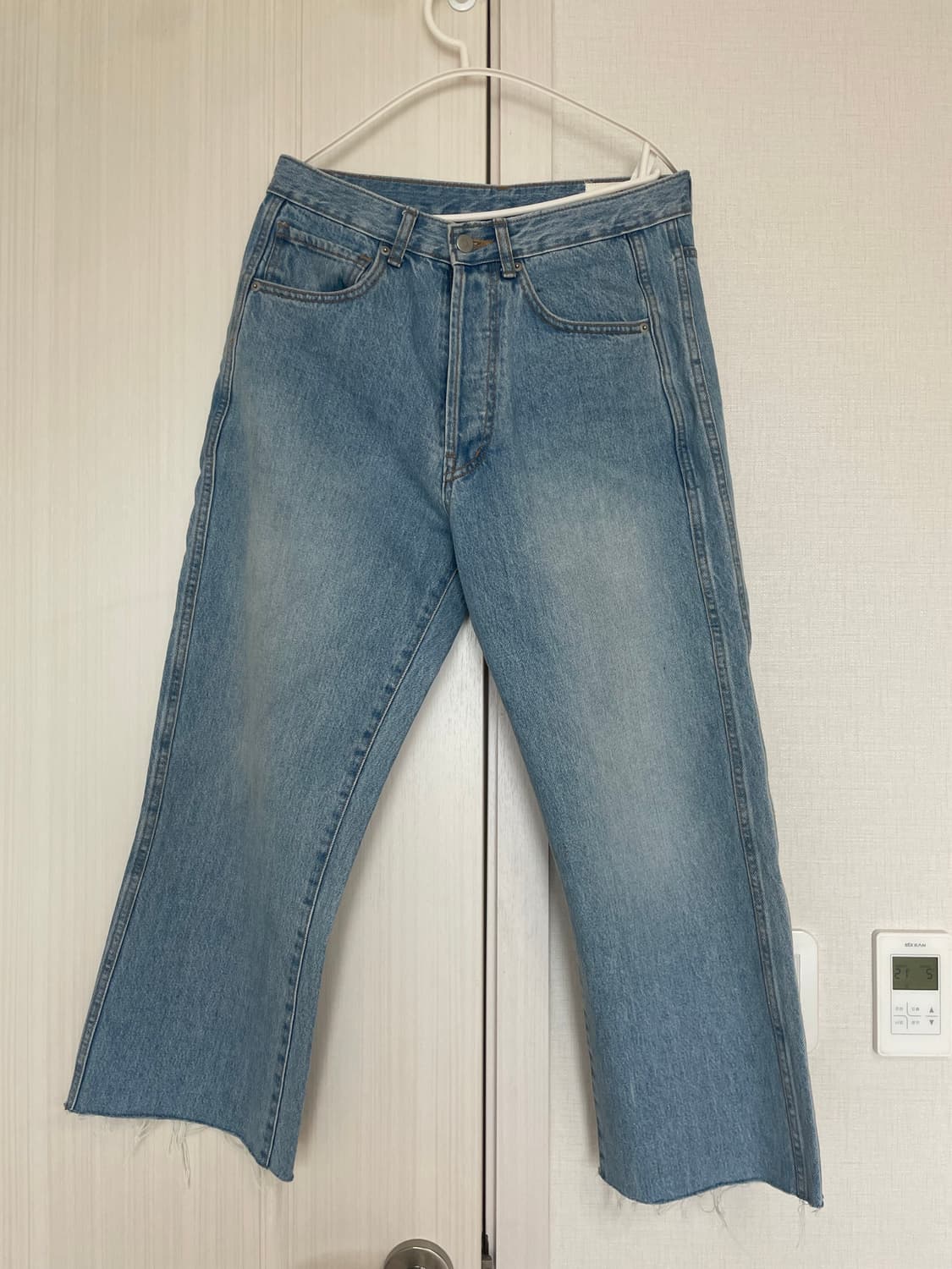 (S)이얼즈어고 FLAWLESS 플로리스 데님 와이드03 라이트 인디고 상품이미지2